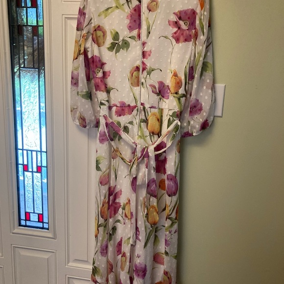 Women’s Maison Tara floral dress size 14 - Picture 15 of 16